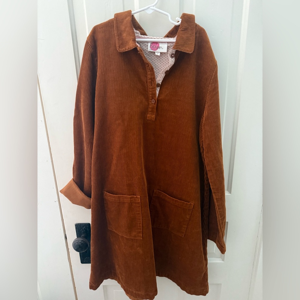 EUC Boden girls corduroy dress 13/14